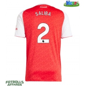 Arsenal William Saliba #2 Hemmatröja 2025-26 Kortärmad